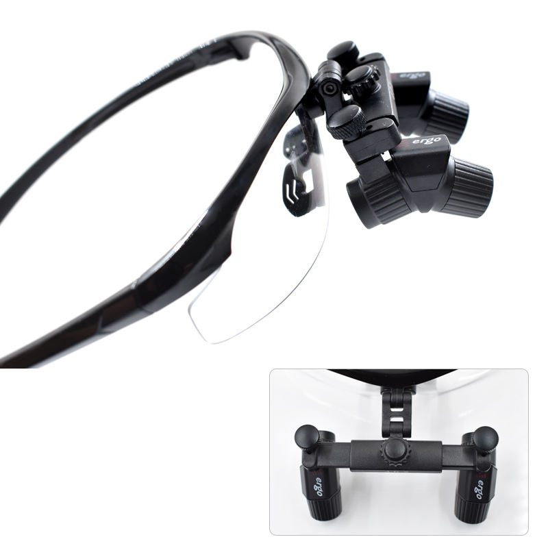 5W Wireless LED Surgical Headlight + 4.0X 450mm Ergonomic Ergo Loupe Magnifier Ergo Magnifying Glasses